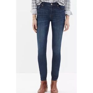 MADEWELL 9 HIGH RISER SKINNY SKINNY DENIM JEANS SIZE(23)